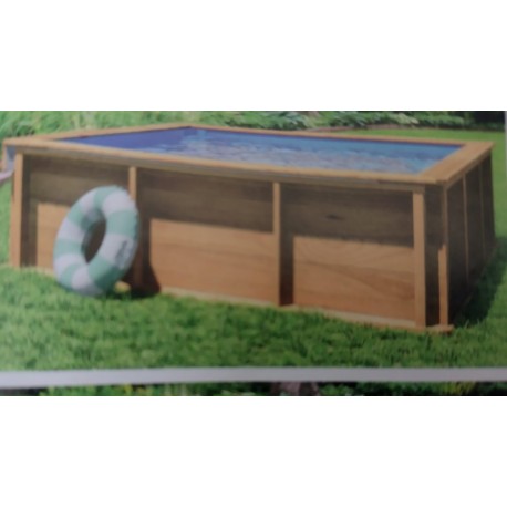 Mini piscina in legno