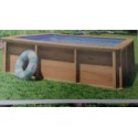 Mini piscina in legno